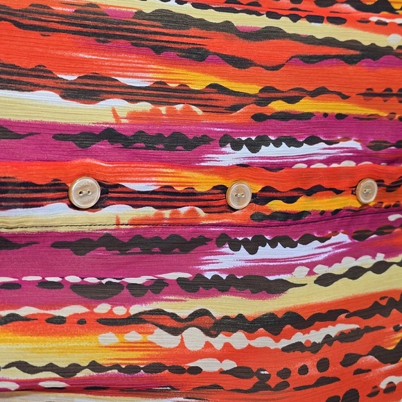 {Peter Nygard} Women's Button Front Animal Print Skirt - Size 10 - Picture 7 of 11